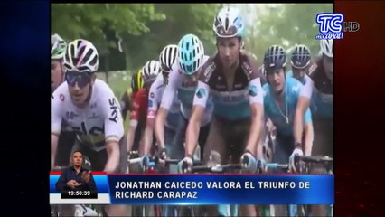 Jonathan Caicedo habla del buen momento del ciclismo ecuatoriano