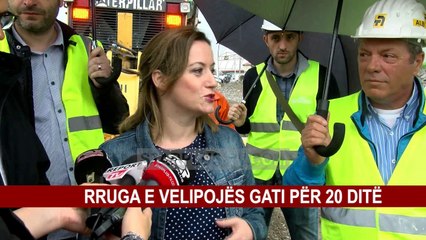 RRUGA E VELIPOJËS GATI PËR 20 DITË