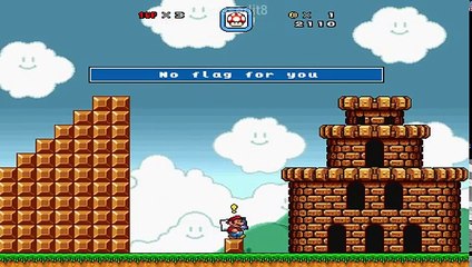 Super Mario Bros. X (SMBX) Custom Level - Mario Dies
