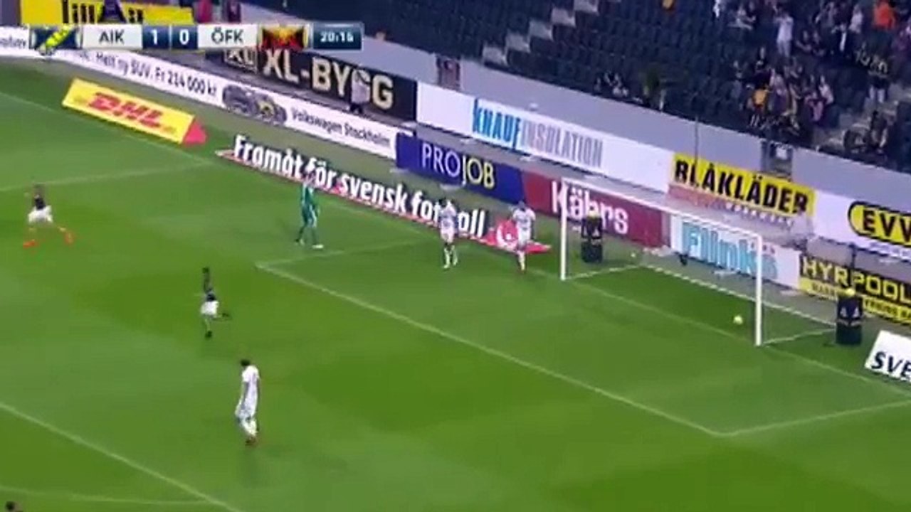 AIK 1:0 Ostersunds (Sweden. Allsvenskan. 14 May 2018)