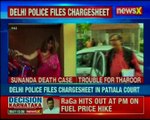 Sunanda Pushkar death case Shashi Tharoor accused in chargesheet by Delhi Police
