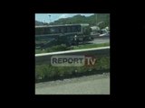 Report TV - Aksident në autostradën Tiranë - Durrës, përmbyset makina