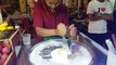 ICE CREAM RECIPE - ICE CREAM ROLLS | How To Make Ice Cream Rolls In Cambodia - With Oreo & Brownie