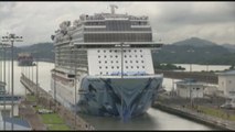 Norwegian Bliss, el crucero de pasajeros más grande que ha transitado el Canal de Panamá
