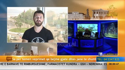 Aldo Morning Show/ Perplasin makinat me njera-tjetren, sherr mes vajzave ne Vlore (08.05.2018)