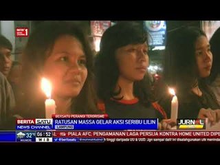 Aksi Seribu Lilin di Bandar Lampung