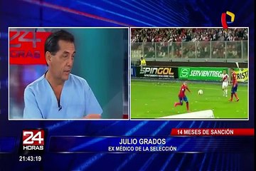 Doctor Julio Grados: “En el caso de Paolo Guerrero no hay apelación posible”