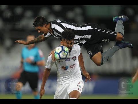 Botafogo 2 x 1 Fluminense (HD) Melhores Momentos (1º Tempo) Brasileirão 14/05/2018