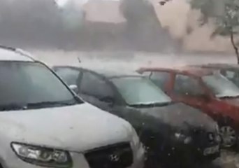 Severe Hailstorm Batters Central Romanian City