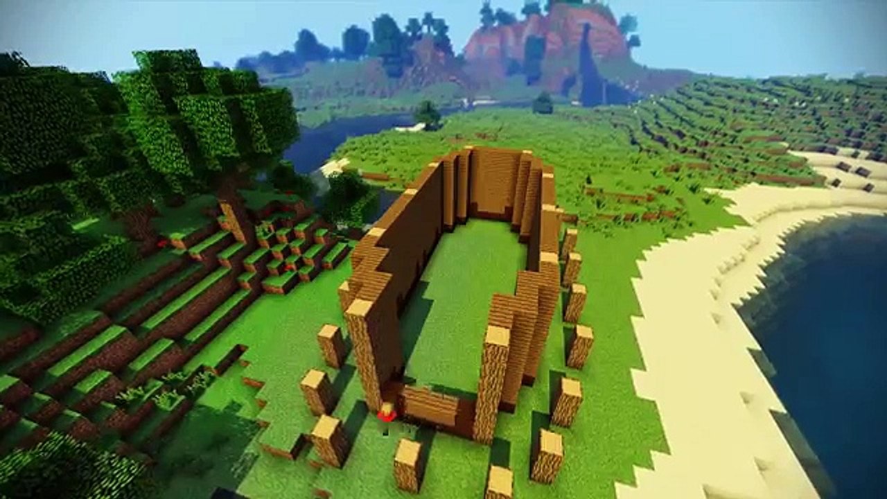 Minecraft Viking House Tutorial