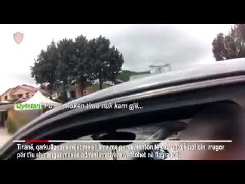 Ora News -Polici: Nxirri....Shoferi: Po për kokën time nuk kam gjë…Arrestohet!