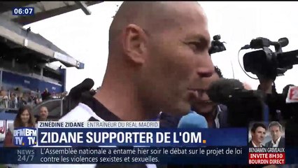 Zidane sur la finale de Ligue Europa: "Marseille est capable de le faire"