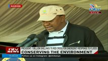 President Uhuru Kenyatta has launched the tree planting campaign that will kick off in all the 47 counties.The President targets of forest cover of 10 percent b