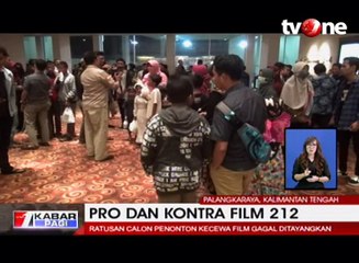 Film 212 Gagal Tayang di Palangkaraya, Penonton Kecewa