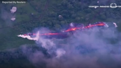 New Huge Fissures Open On Hawaiian Volcano