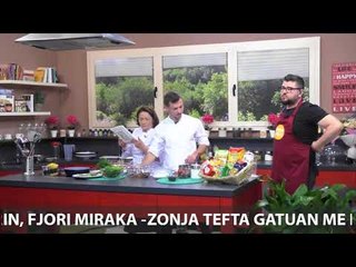 Te gatuajme me Zonjen Tefta PJ1 Musse kafe me cokollate, Sallate me Karkaleca