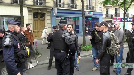 Le journaliste Vincent Lapierre n'est pas le bienvenu à "Un an de Macron ça suffit !"- 13 mai 2018