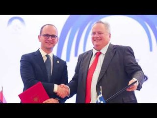 Ora News - Bushati e Kotzias nënshkruajnë marrëveshjen për njohjen e patentave shqiptare