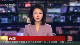 [中国新闻]英国伯明翰：飞机大风中降落机场