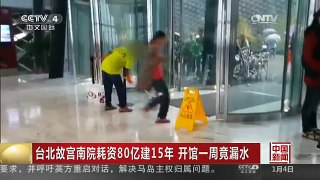 [中国新闻]台北故宫南院耗资80亿建15年 开馆一周竟漏水