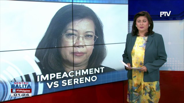 Committee report sa impeachment complaint vs Sereno, tatalakayin