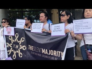 Silent Majority asks senators to proceed with impeachment trial of Sereno