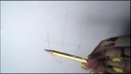 How To Draw Manga - Male Face Front View Tutorial.