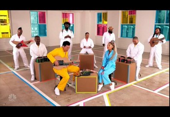 Jimmy Fallon et Ariana Grande-14 Mai 2018