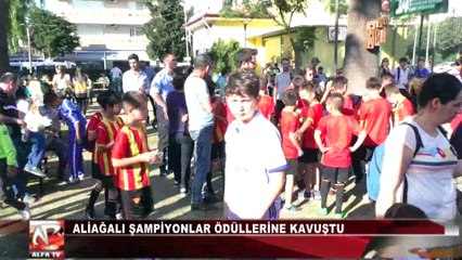 Aliağalı Şampiyonlar Ödüllerine Kavuştu