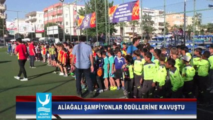 ALİAĞALI ŞAMPİYONLAR ÖDÜLLERİNE KAVUŞTU