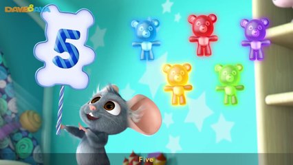Five Little Gummy Bears | Learn to Count to Five from HD Nursery Rhymes