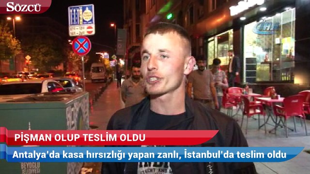Antalya’da kasa hırsızlığı yapan zanlı, İstanbul’da teslim oldu