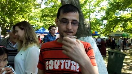 Bigadiç’te 30 bin kişiye ayran ikramı yapıldı