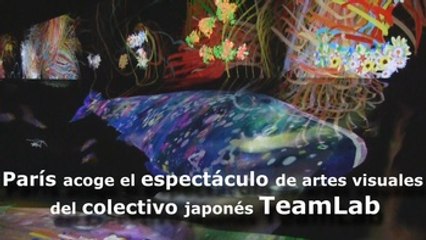 París acoge el espectáculo de artes visuales del colectivo japonés TeamLab