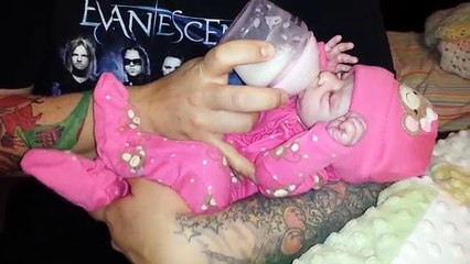 Reborn Baby Morning Routine! Moving Baby Doll! Lifelike Baby Doll! Fake Baby!