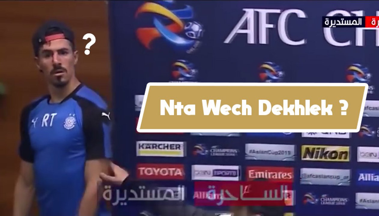 Accrochage entre Baghdad Bounedjah et un journa...
