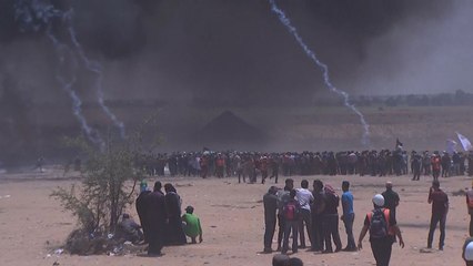 이스라엘군 발포로 팔레스타인人 58명 사망 / YTN