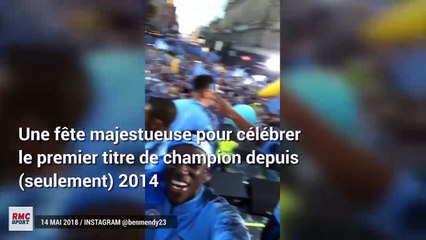 Manchester City : La présentation du trophée de champion vue à travers les vidéos des joueurs