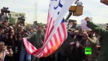 إيران.. مسيرات حاشدة تندد بالسياسة الأمريكية تجاه الاتفاق النووي