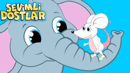 Fil ile Fare - Sevimli Dostlar Çocuk Şarkıları | Okidokido