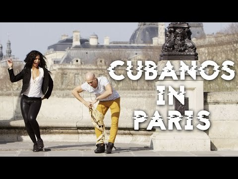 CUBANS DANCING SALSA, RUMBA & REGGAETON IN ROMANTIC PARIS (DANCERS FROM CARMEN LA CUBANA )