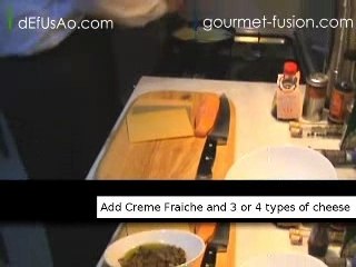 Prawn Lasagne Tris with Salmon Loin