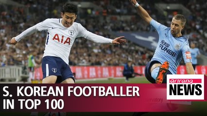 Son Heung-min included in top 100 fooball players in Europe