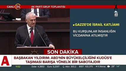 Başbakan Yıldırım�dan Kudüs tepkisi 'Kınıyoruz'