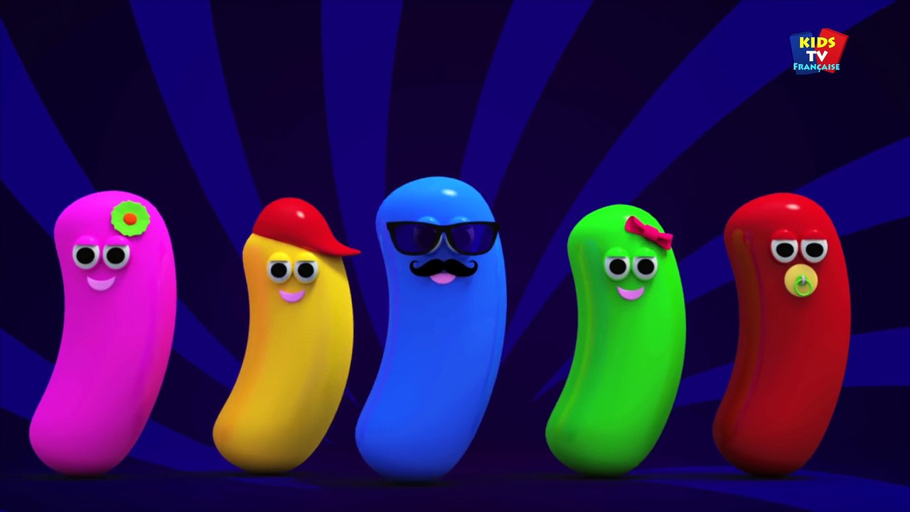 Jelly bean finger famille - Musique pour enfants - Rhyme pour bébé - Jelly Bean Finger Family