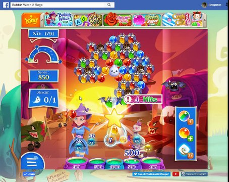 Bubble Witch Saga 2-Level 1791