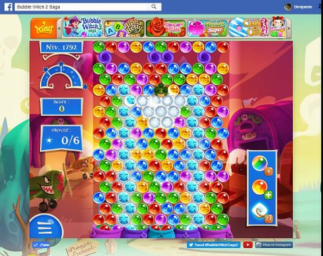 Bubble Witch Saga 2-Level 1792