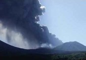 Column of Smoke Rises over Shinmoedake as Former Bond Villain Volcano Lair Erupts