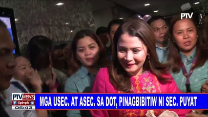 #PTVNEWS: Mga USec. at ASec. sa DOT, pinagbibitiw ni Sec. Puyat