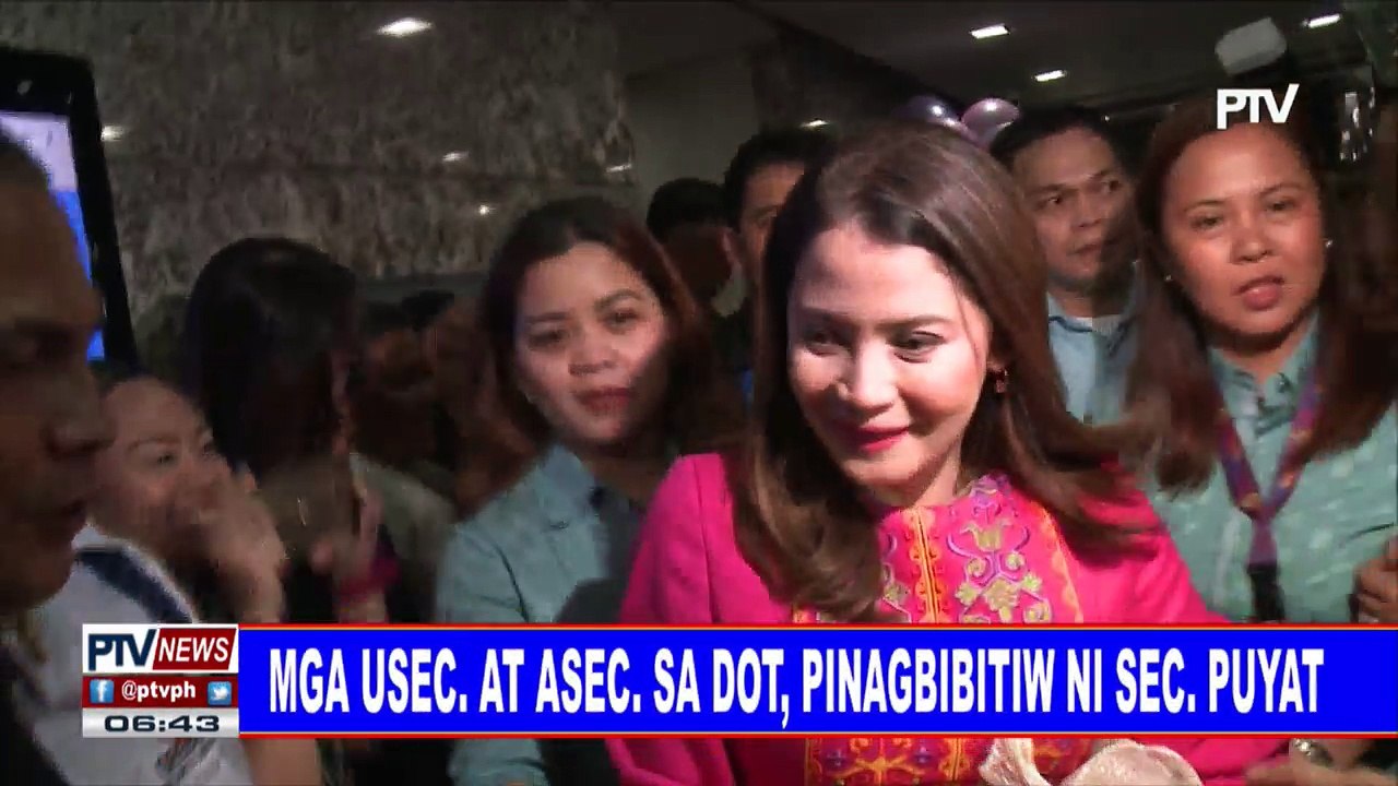 #PTVNEWS: Mga USec. at ASec. sa DOT, pinagbibitiw ni Sec. Puyat